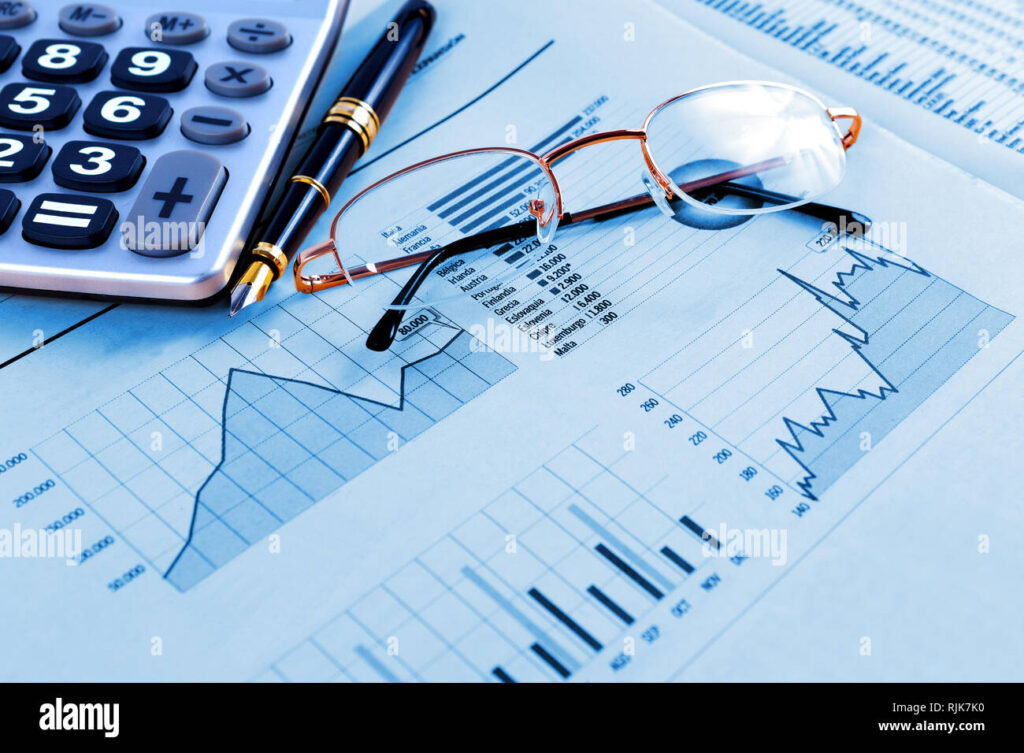 business and financial conceptbank accounting and invest background stock exchange and markets graphic detail rjk7k0