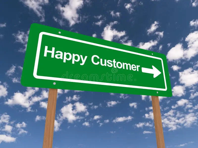 happy customer